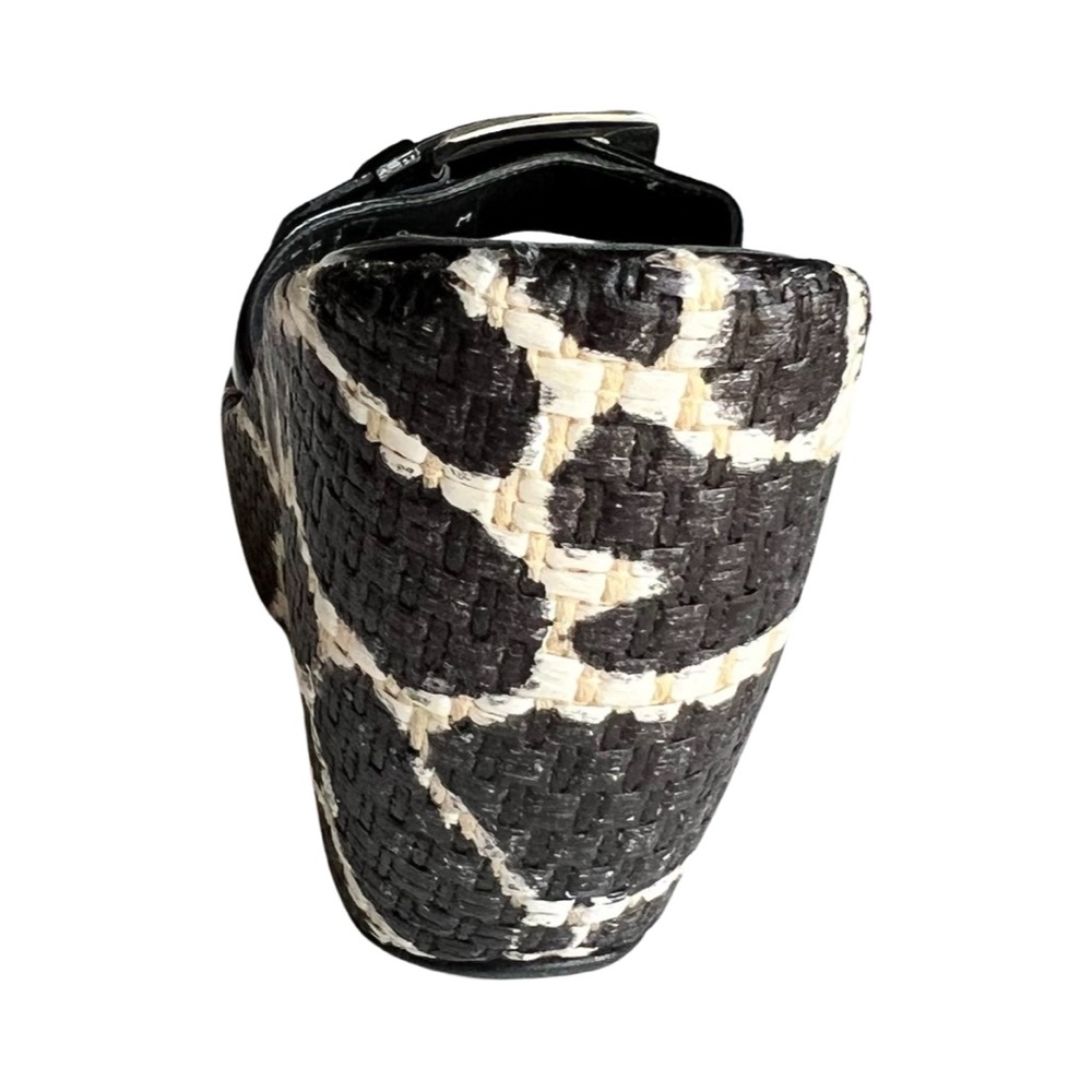 Stuart Weitzman | Patent Buckle Giraffe Wedge - image 8